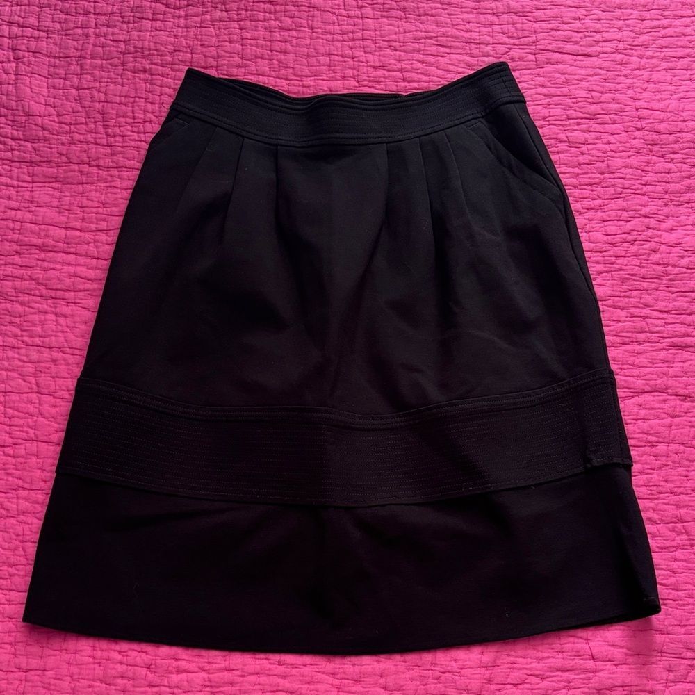 Marc By Marc Jacobs Black A-Line Skirt, US10